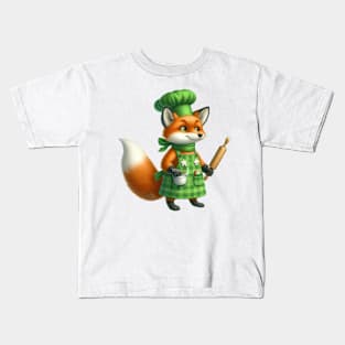 St Patricks Fox Kids T-Shirt